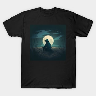 Alone under the moonlight T-Shirt